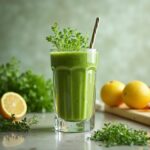 Smoothies with Microgreens